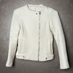 H&M Cream Moto Jacket | 4